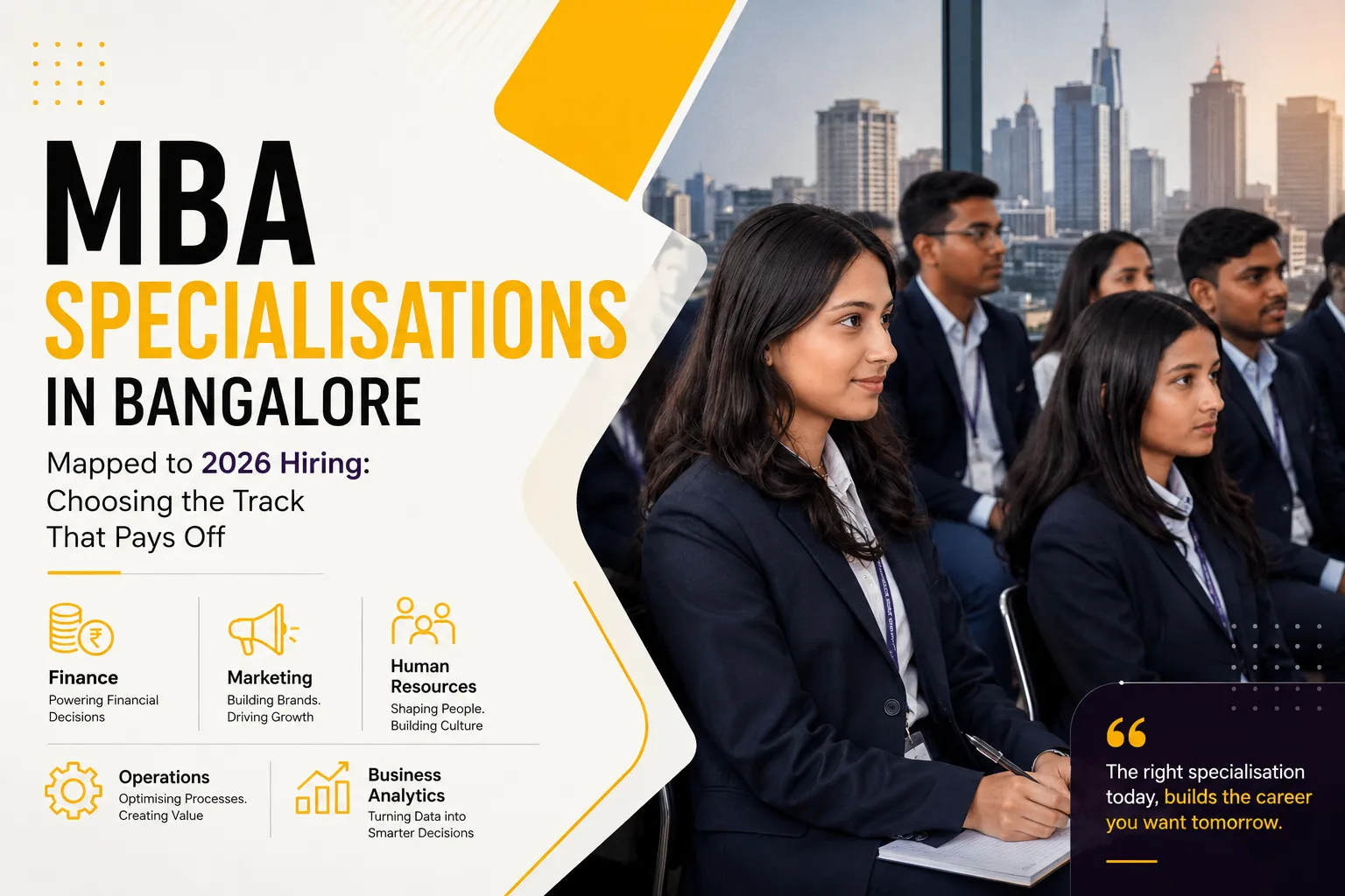 MBA specialisations in Bangalore