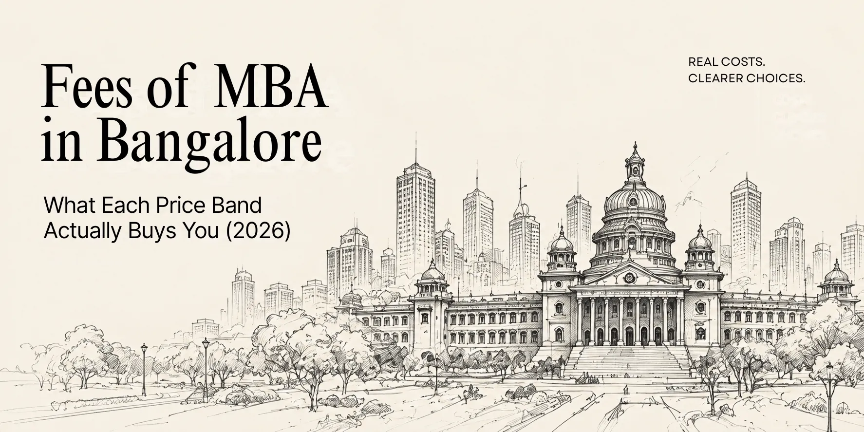 Fees of MBA in Bangalore